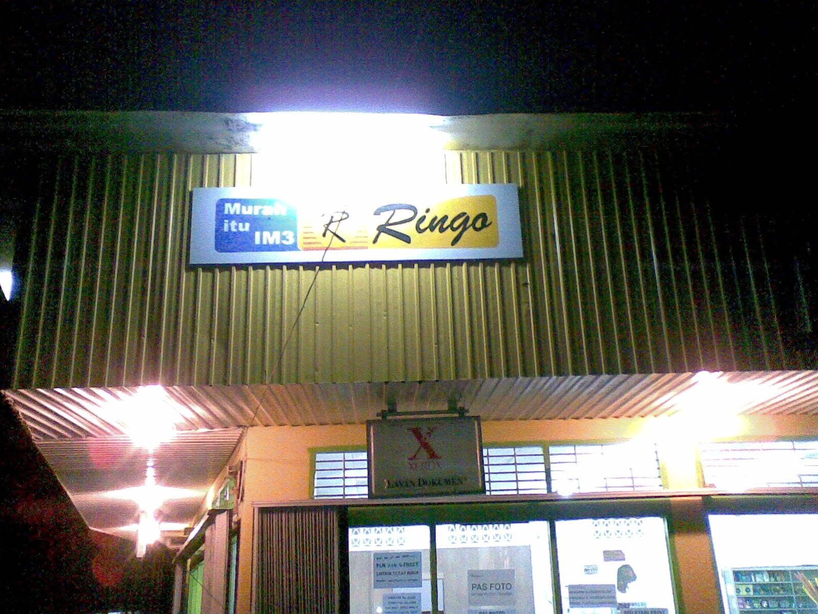 Papan nama Toko Ringo cabang lama